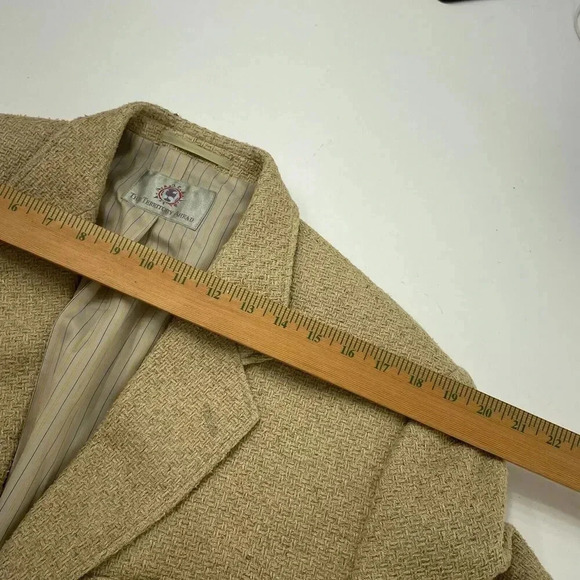 The Territory Ahead Linen Silk Blazer Mens 42L textured 0973 - Picture 10 of 11